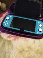 img 1 attached to Elite Turquoise ButterFox Carrying Case For Nintendo Switch Lite - Slim, With 19 Game And 2 Micro SD Card Holders, Ideal Storage Solution For Switch Lite Accessories review by Brad Arthur
