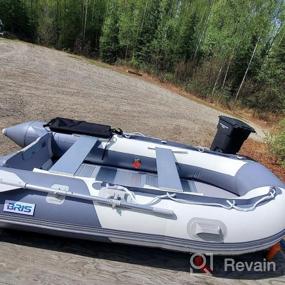 img 7 attached to BRIS 10.8 Ft Inflatable Boat For Rafting, Fishing, And Tender Use - High-Quality Pontoon Dinghy