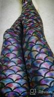 img 1 attached to Shine This Halloween With Alaroo'S Fish Scale Mermaid Leggings In S-4XL – Perfect For Women'S Pants! review by James Maruffo