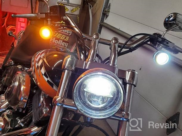 img 1 attached to Revamp Your Motorbike With SUPAREE 1157 2'' Front Rear LED Turn Signals For Dyna Softail Touring Street Glide Road King 1997-2021 review by Mike West