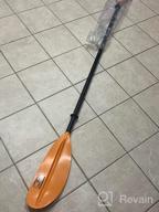картинка 1 прикреплена к отзыву OCEANBROAD Alloy Shaft Kayak Paddle - 218Cm/86In To 241Cm/95In With Leash | Boating Oar For Kayaking от Dave Tapia