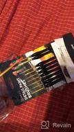 img 1 attached to 10-Piece Professional Detail Paint Brush Set For Miniature Painting With Comfortable Grip Handles - Ideal For Acrylic, Watercolor, Oil, Models, And Warhammer 40K review by Eduardo Purewal