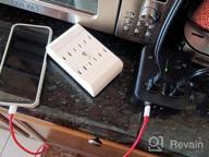 img 1 attached to Keep Your Home Safe With Our 8-Outlet Power Strip Surge Protector With 4 USB Ports And Overload Protection review by Brandon Burnham