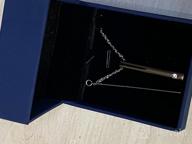 img 1 attached to Ristake Memorial Necklace: Stainless Steel Cremation Jewelry for Ashes review by Joe Merculief