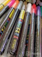 картинка 1 прикреплена к отзыву Emooqi Acrylic Paint Pens: 12 Vibrant Colors With 0.7Mm Extra Fine Tip, Water Based, Quick-Dry Markers For Glass, Stone, Wood, Fabric, Metal, Ceramic, And Rock от Mahmut Ojeda