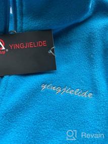 img 8 attached to YINGJIELIDE Boy's Polar Fleece Jacket: Full-Zip Coat for Kids – Soft, Warm, and Outdoor-friendly Sweatshirt