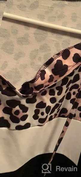 img 1 attached to Women'S Casual Animal Print Hoodie Sweatshirt With Kangaroo Pocket Tunic Top - ROSKIKI review by Rashid Summers