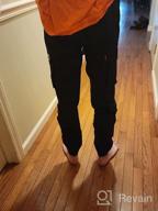 img 1 attached to TLAENSON Drawstring Jogging Bottoms Elastic Boys' Clothing review by Juan Crane