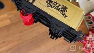 img 1 attached to Christmas Train Set For Under The Tree With Lights, And Sounds - Holiday Train Around Christmas Tree W/Large Tracks Electric Train Set With 160 Inches Of Track And 2 Xmas Elves - Gold review by Nick Mosley