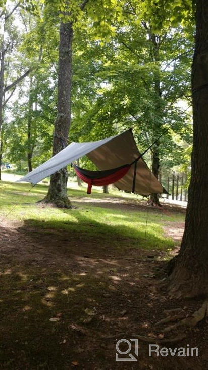 img 1 attached to MalloMe Hammock - Camping Hammocks - Portable Hammock Kids Hammock Outdoor Hammock - Hamaca Double Hammock - 2 Person Hammock Tree Hammock - Hamock Travel Hammock - Backpacking Hammocks For Outside review by Matt Watkins