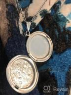 img 1 attached to 👧 YOUFENG Lockets Necklace - Stylish Girls' Jewelry for Pictures review by Jennifer Collins