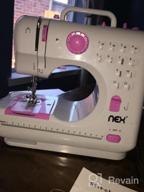 img 1 attached to Portable NEX Sewing Machine With 12 Built-In Stitches Ideal For Crafting And Mending review by Paula Oster