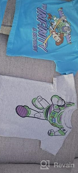 img 1 attached to 🚀 Disney Toy Story Boys' Buzz Lightyear Tee Shirt Set - 2 Pack, Short Sleeve review by Cyrus Wright