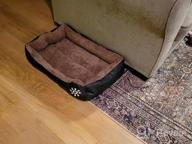 img 1 attached to Experience Ultimate Comfort With PUPPBUDD'S Orthopedic Dog Bed For Large Dogs - Washable, Breathable, And Cozy Rectangle Pet Sofa review by Aaron Fowler