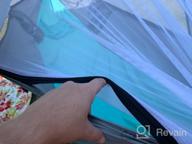 img 1 attached to Camping Bliss With Hitorhike 2-In-1 Hammock & Mosquito Net With Nylon Tree Straps, Aluminum Poles & Steel Carabiners - Ideal For Backpacking, Beach, Travel & Backyard Adventures! review by Andrew Grant