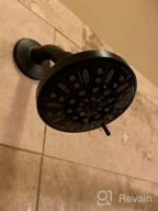 img 1 attached to AquaDance High Pressure 6-Setting 4" Shower Head: Anti-Clog Jets, Tool-Free Install, USA Certified - Top U.S. Brand review by Mike Betzing