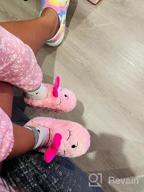 img 1 attached to Adorable Toddler Girls' Striped Doggy Slippers - Perfect For Cozy Feet! review by Kristin Lee