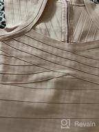 img 1 attached to Women'S Square Neck Bodycon Bandage Party Dress By Meilun review by Lisa Wilson