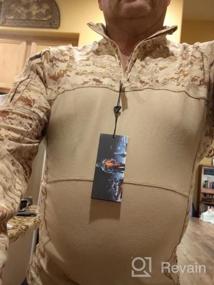 img 5 attached to AKARMY Мужская тактическая военная камуфляжная рубашка с карманами на молнии - футболка с длинным рукавом