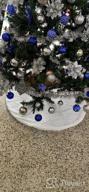 img 1 attached to 60 Inch White Faux Fur Christmas Tree Skirt - Perfect For Merry Christmas Decorations! review by Brandon Daughenbaugh