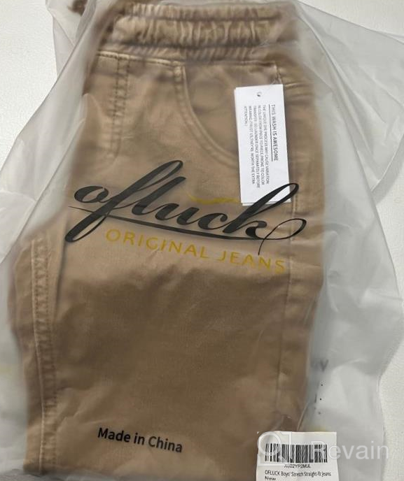 img 1 attached to 👖 OFLUCK Baby Toddler Straight Fit Jeans: Superb Boys' Clothing for Comfort and Style review by Oscar Thompson