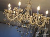 img 1 attached to Ridgeyard Crystal Chandelier - 10 Elegant Lights For A Luxury Living Room review by Nonito Shin