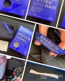 img 7 attached to Revolutionize Your Hair Drying Experience With AQUIS Ultra-Absorbent Towel Tool Featuring Water-Wicking Technology