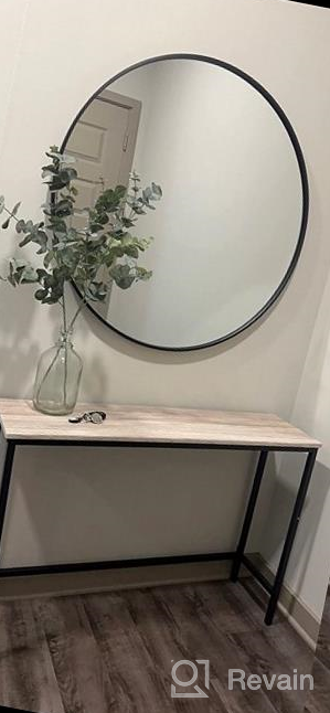 img 1 attached to Modern Console Table For Hallway Entryway Living Room - Zenvida Sofa Table review by Brian Piecuch