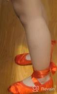 img 1 attached to LONSOEN Ballet Slipper Ribbons: Perfect Flats for Girls' Ballerinas review by Stephanie Burgos