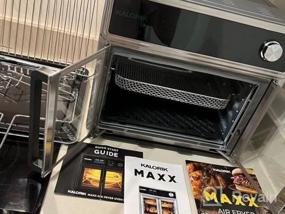 img 6 attached to Kalorik MAXX Smokeless Indoor Grill And Air Fryer Oven Combo, 26 Quart, Up To 500°F, 1700W, 22 Presets, Digital Display, 11 Accessories And Bonus Cookbook Included