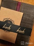 картинка 1 прикреплена к отзыву Minimalist Bi Fold Leather Wallet Blocking от Lance Gunn