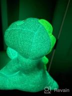 img 1 attached to 14 Inch Blue Dinosaur Stuffed Animal Plush Toy That Glows In The Dark - L1000 review by Matthew Ciula