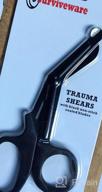 img 1 attached to Essential Trauma & Bandage Shears For Medical Professionals: Surviveware'S 7.5 Inch First Aid Scissors review by David Perez