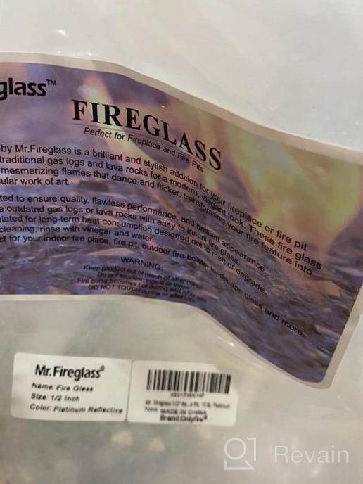 img 1 attached to High Luster Cobalt Blue Reflective Fire Glass For Fireplace Fire Pit And Landscaping - 10 Lb Bag By Mr. Fireglass review by Jason Nguyen