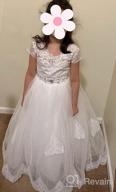 img 1 attached to Abaowedding Girls' Flower Communion Dresses - clothing for first Holy Communion review by Julie Keever