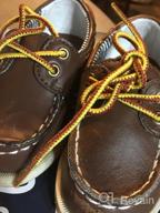 картинка 1 прикреплена к отзыву OshKosh BGosh ALEX7 B K коричневые туфли для мальчиков малышей: прочная и стильная обувь для активных малышей. от Zachary Pete