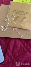 img 5 attached to Baydurcan Friendship Anchor Compass Necklace: Good Luck Elephant Pendant Chain with Message Card – Gift Card Included