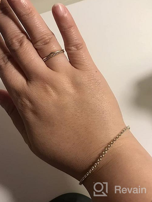img 1 attached to ✨ 10k Yellow Gold Rolo Foot Anklet, Bracelet, or Necklace by Ritastephens - Enhanced for SEO review by Katie Estabrook