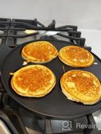 img 1 attached to Make Perfect Pancakes With The CAINFY Nonstick Induction Pancake Pan - 100% PFOA Free Coating And Multiple Molds For Fun Food! review by Kurt Manning