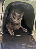 img 1 attached to Fantasy Pink M Pet Carrier Bag - Soft & Cute For Cats & Puppies Traveling! review by Brian Wersching