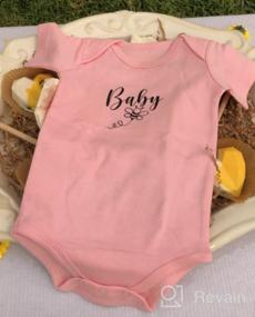 img 7 attached to Enfants Chéris Baby Bodysuit Short Sleeve Onsies Newborn-24 Months Pack Of 3