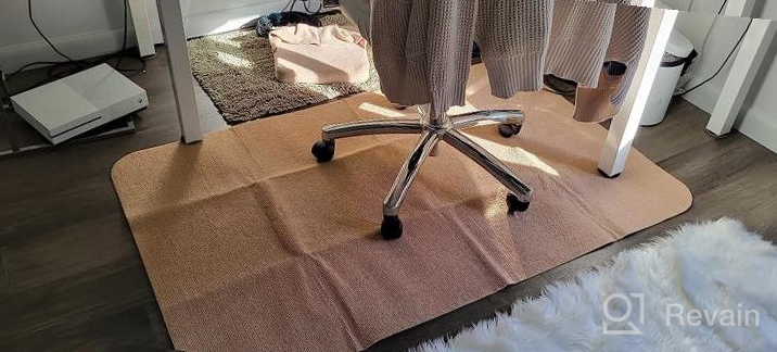 img 1 attached to Protect Your Hardwood And Tile Floors With XFasten'S Anti-Slip Office Chair Mat - Large, Durable And Perfect For Home Office review by Gus Gutierrez