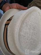 img 1 attached to Vintage Fedora Hat: Enimay'S Timeless And Lightweight Unisex Design review by Billy Ivy