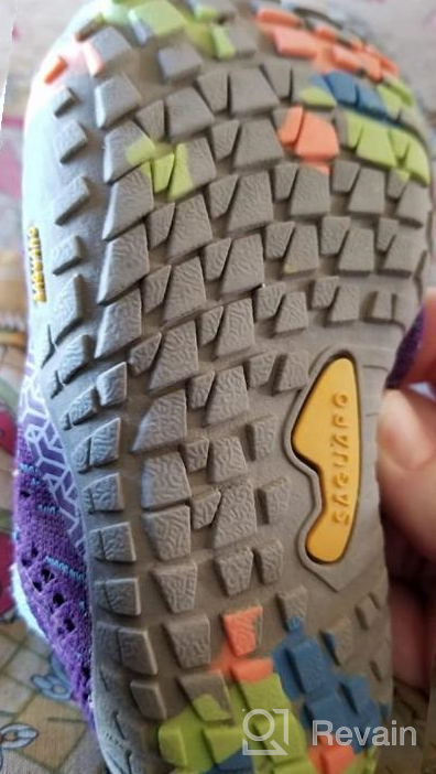 img 1 attached to SAGUARO Barefoot Athletic Sneakers with Anti-Slip Soles for Boys review by Nap Olivas