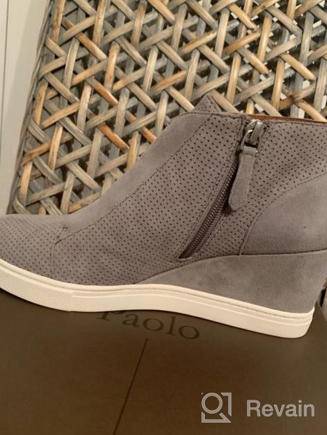 img 1 attached to Linea Paolo Felicia Platform Wedge Sneaker Bootie - Elevate Your Style With Our Original Design review by Michael Cormier