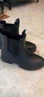 img 1 attached to Stay Dry And Stylish With DKSUKO'S Women'S Short Rain Boots - Perfect For Outdoor Work And Garden Activities review by Lild Zimmerly