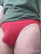 img 1 attached to 🩲 Men's Low Rise Modal Briefs - Lightweight and Super Soft Underwear by yuyangdpb review by Gerard Hudson
