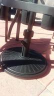 img 1 attached to Heavy-Duty Prefilled Patio Umbrella Base By FRUITEAM - 22Lbs Assembly With 17.5" Round Weight Base And 2022 New Pole Holder For Market Table, Yard, Garden, Deck, And Porch review by Bart Schwalbe