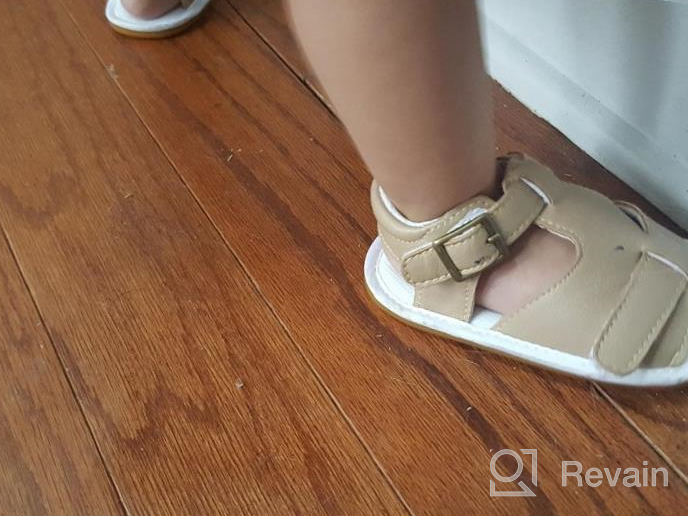 img 1 attached to 👟 BENHERO Toddler Fisherman Sandals - Beige Boys' Shoes review by Dennis Wood