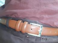 img 1 attached to Leather Belts Men Black Casual Men's Accessories and Belts review by Non Dollarz